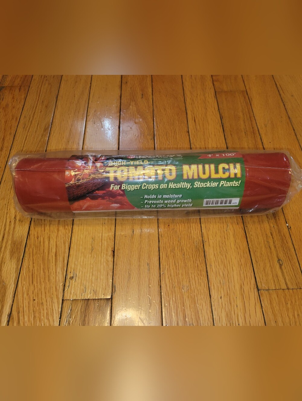 Johnny's Selected Seeds SRM Red Mulch Film – 4' x 100' Roll NEW